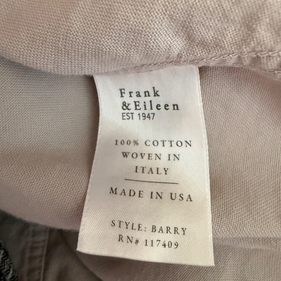 Frank & Eileen Barry Super Soft Brushed Cotton Button Down Dove Gray XS - Picture 4 of 5